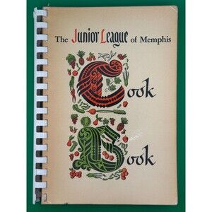 1952 Junior League of Memphis Cookbook Vintage Southern Recipes Spiral Bound